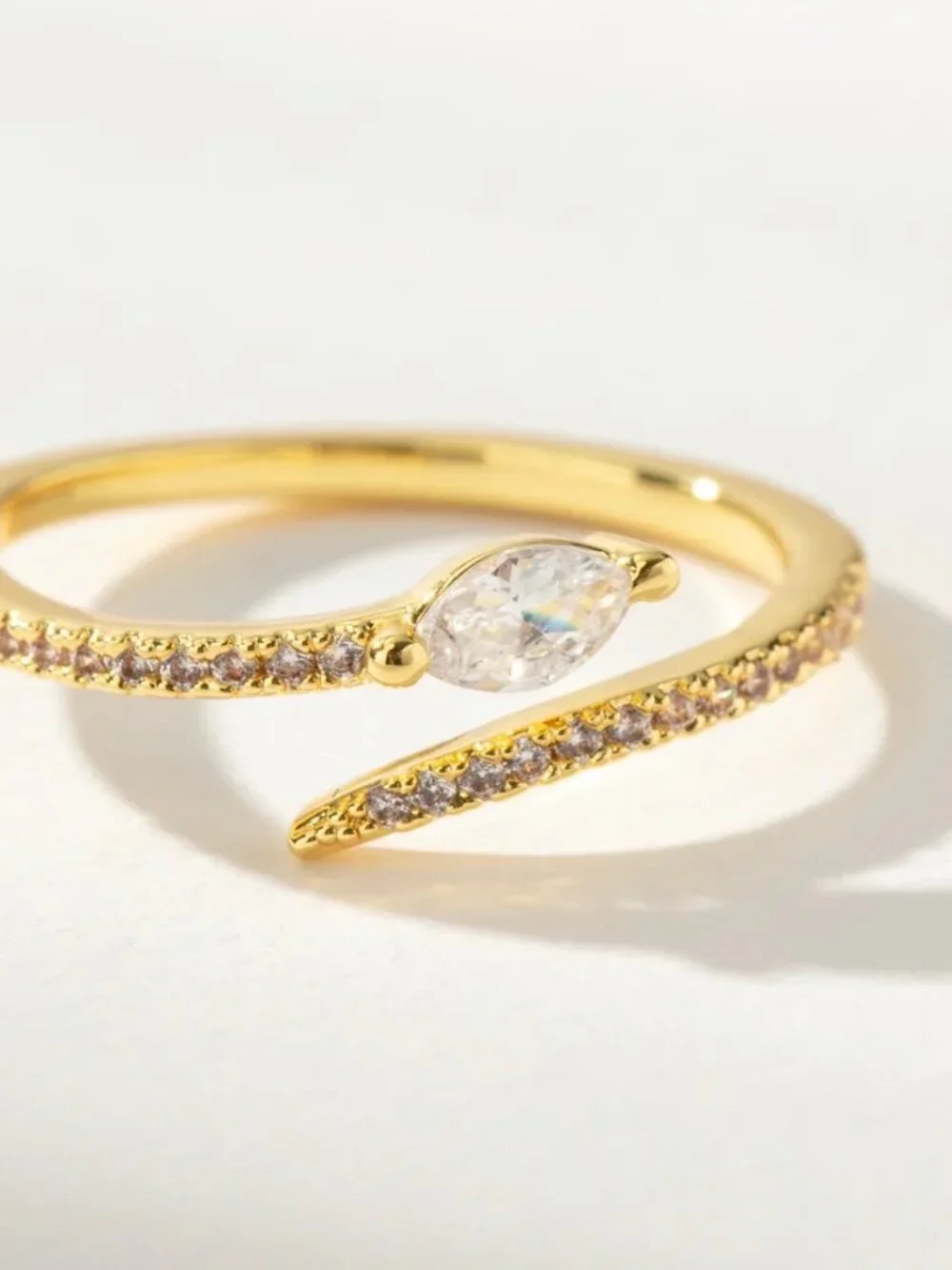 Uncommon James Viper Snake Gold Ring
